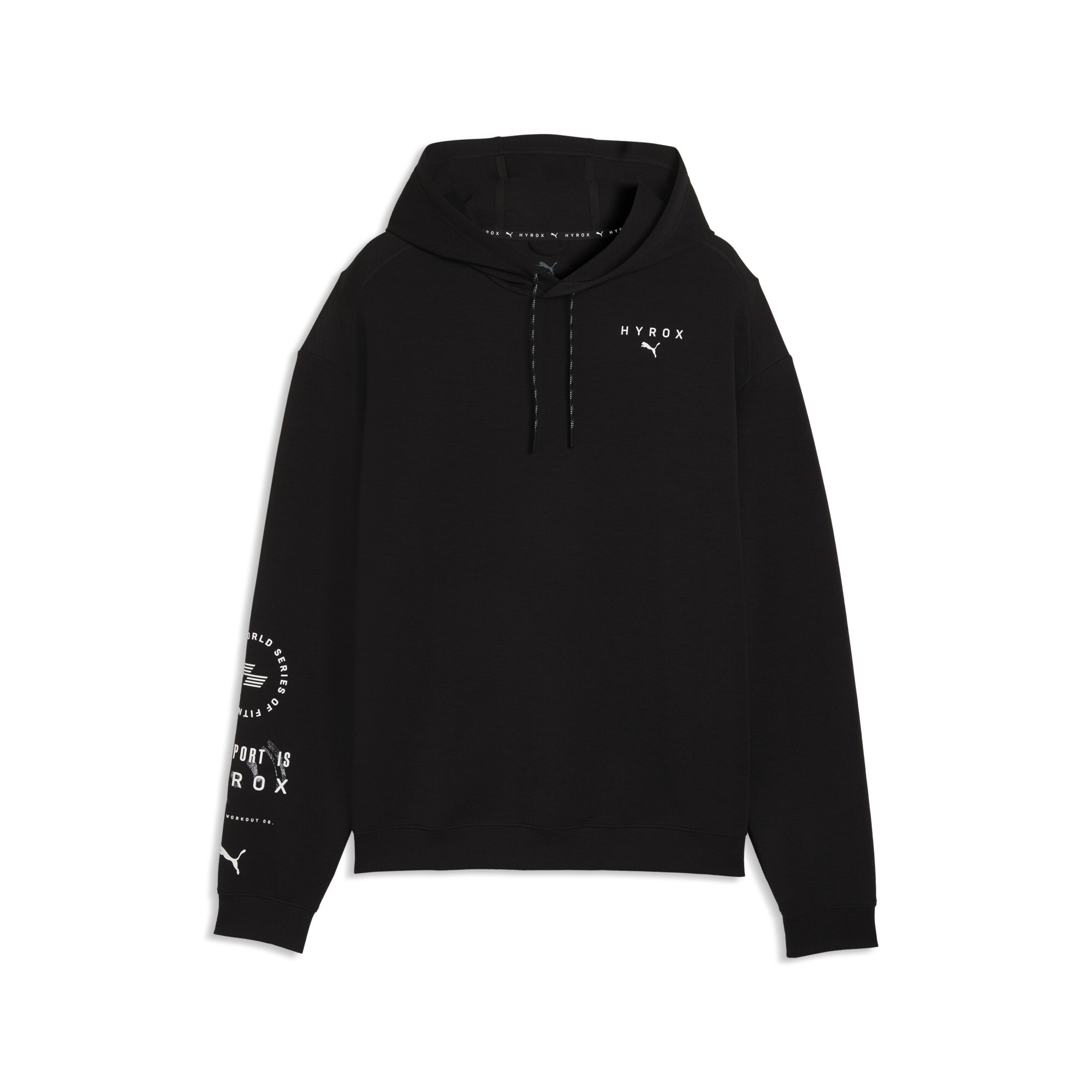 PUMA x HYROX CLOUDSPUN Hoodie Herren, Accessoires, Schwarz, M
