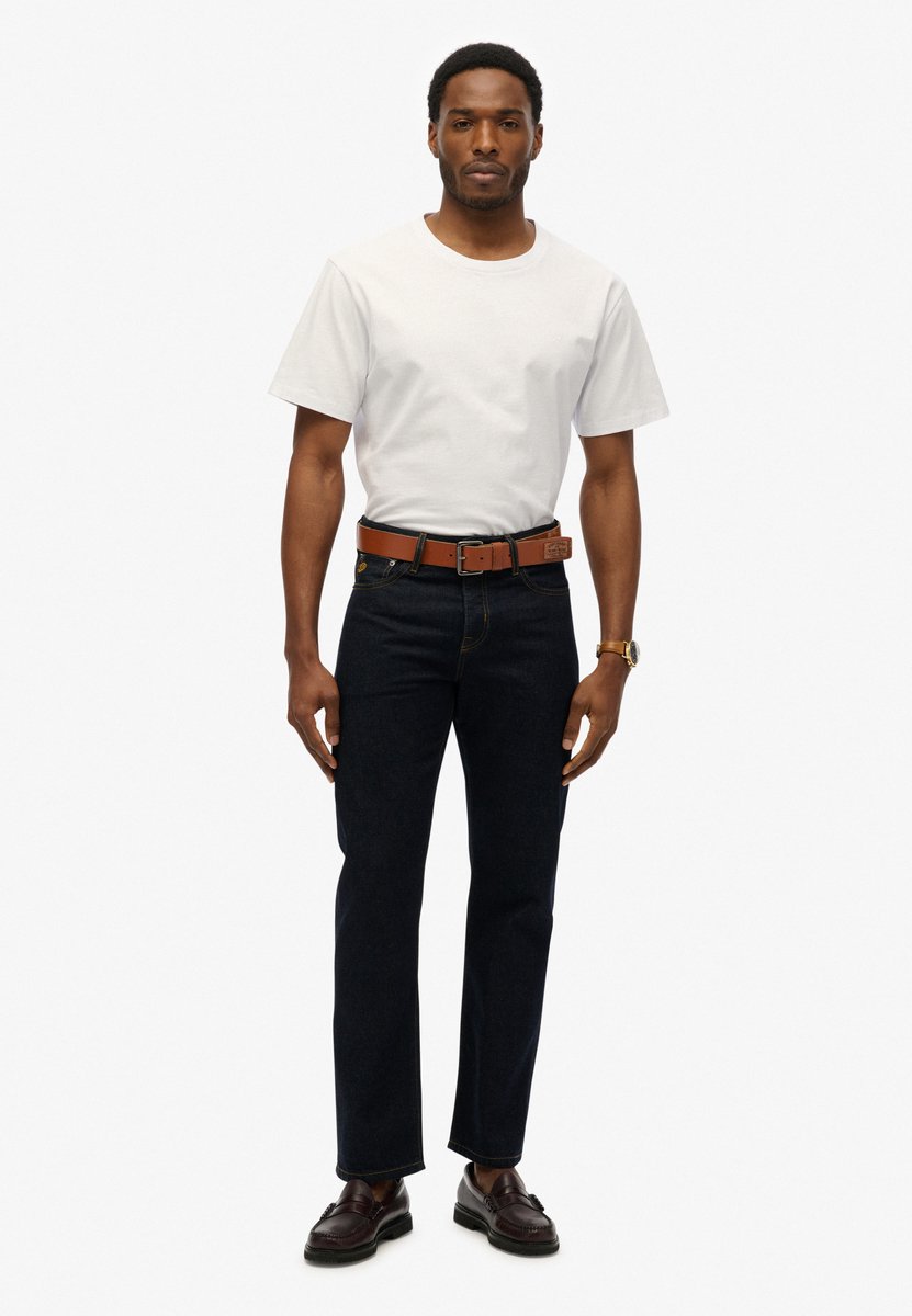 Superdry Herren The Merchant Store - Gerade Geschnittene Jeans Cream - Größe: 32/34