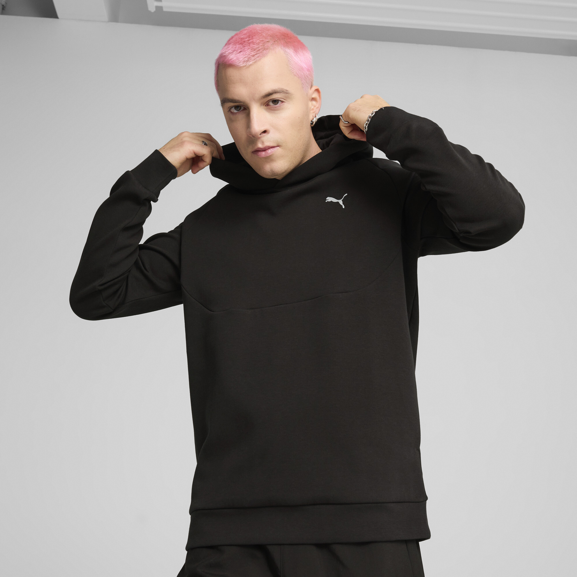 PUMATECH Hoodie Herren, Kleidung, Schwarz, XS