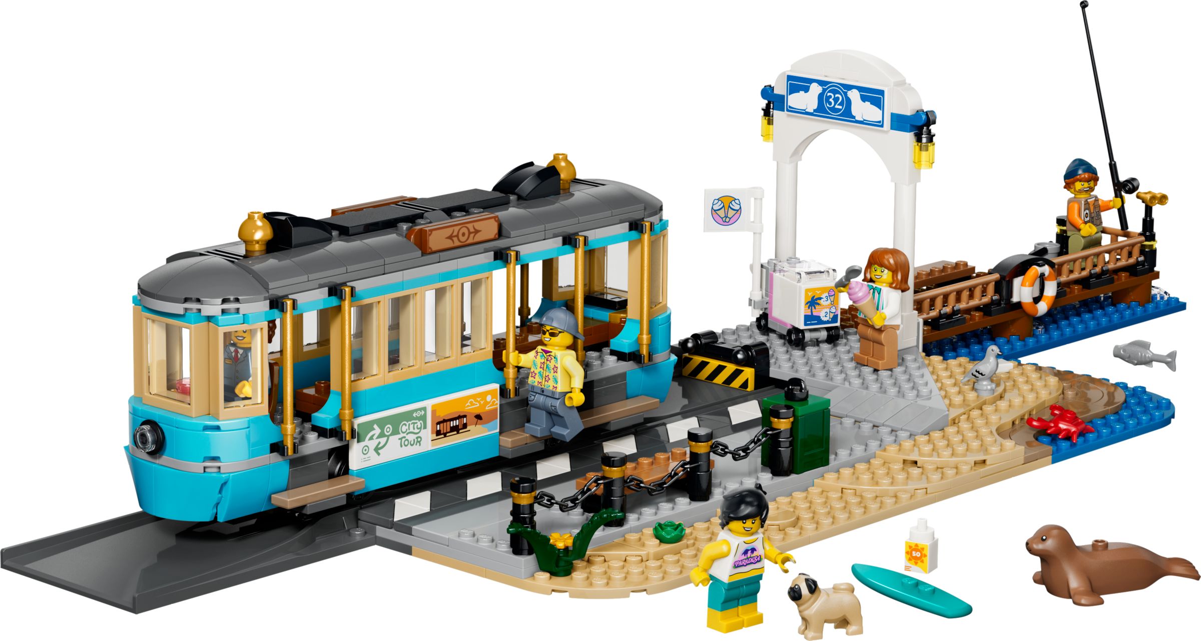 Klassische Strandstraßenbahn