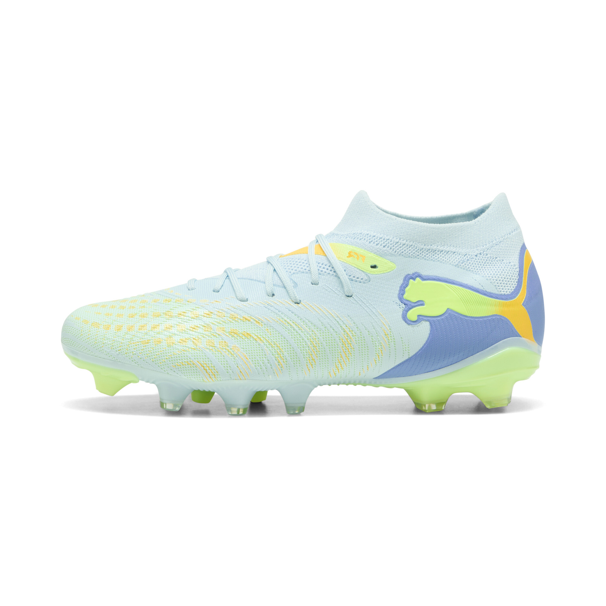 PUMA FUTURE 9 MATCH LIGHT UP FG/AG Fußballschuhe Damen, Schuhe, Gelb, 40.5