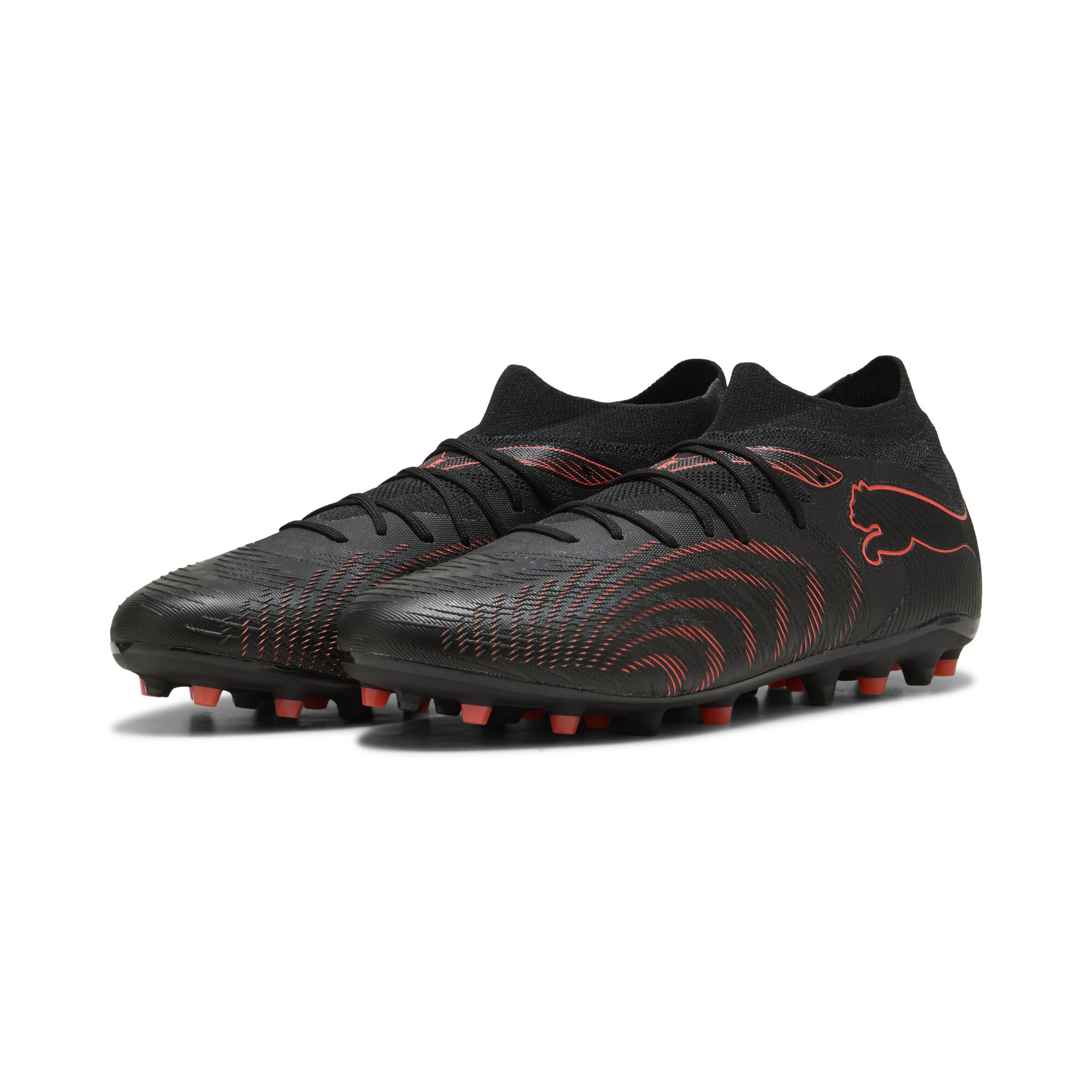 PUMA FUTURE 9 MATCH MG Fußballschuhe Unisex, Accessoires, Schwarz, 42