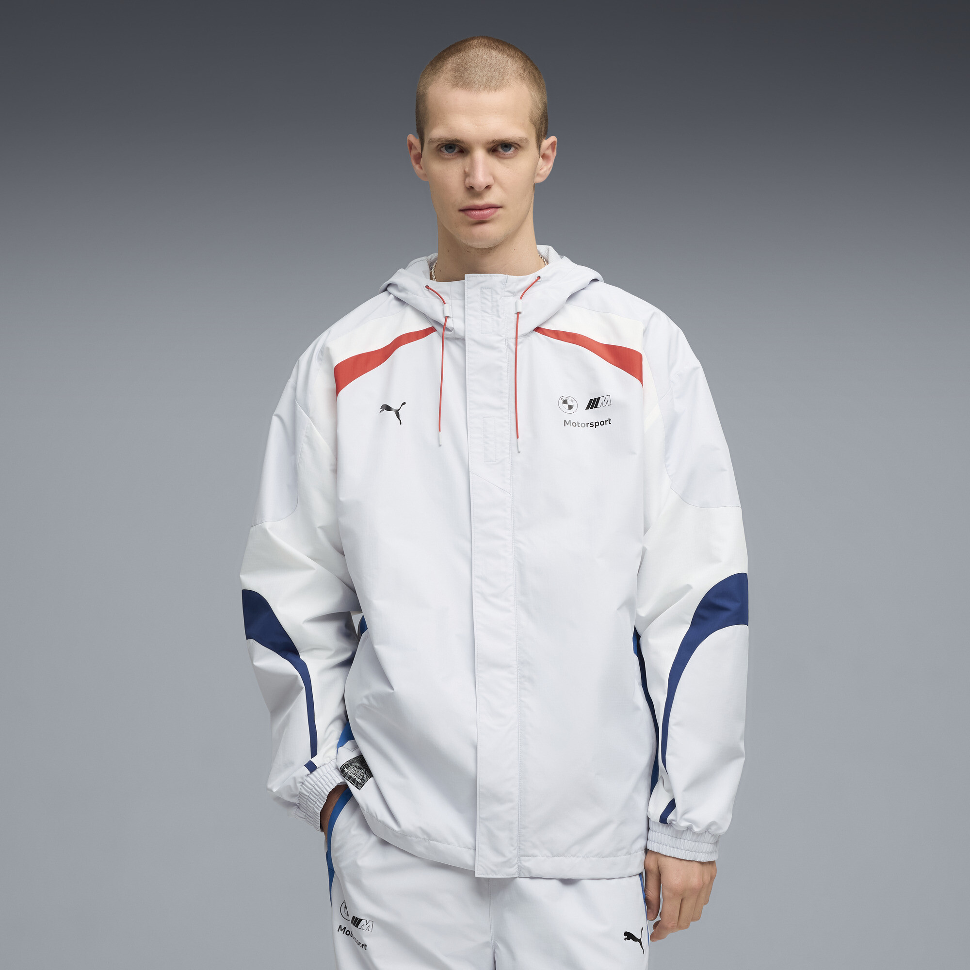 PUMA BMW M MOTORSPORT Lifestyle Jacke Herren, Kleidung, Grau, M