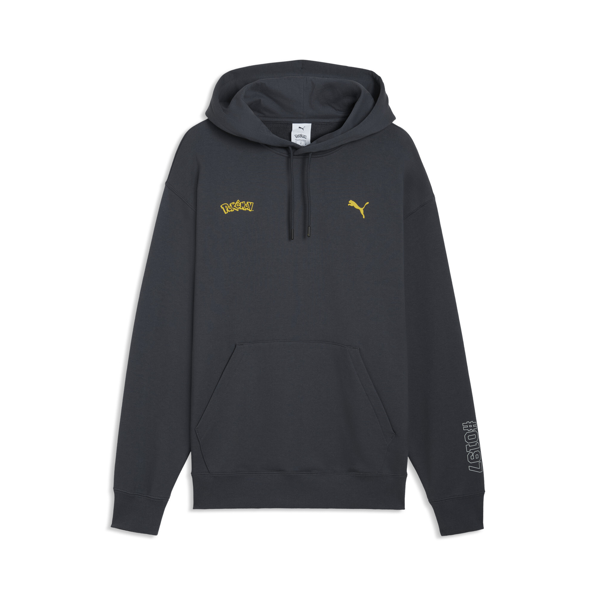 PUMA x POKÉMON Relaxed Graphic Hoodie Herren, Accessoires, Grau, M