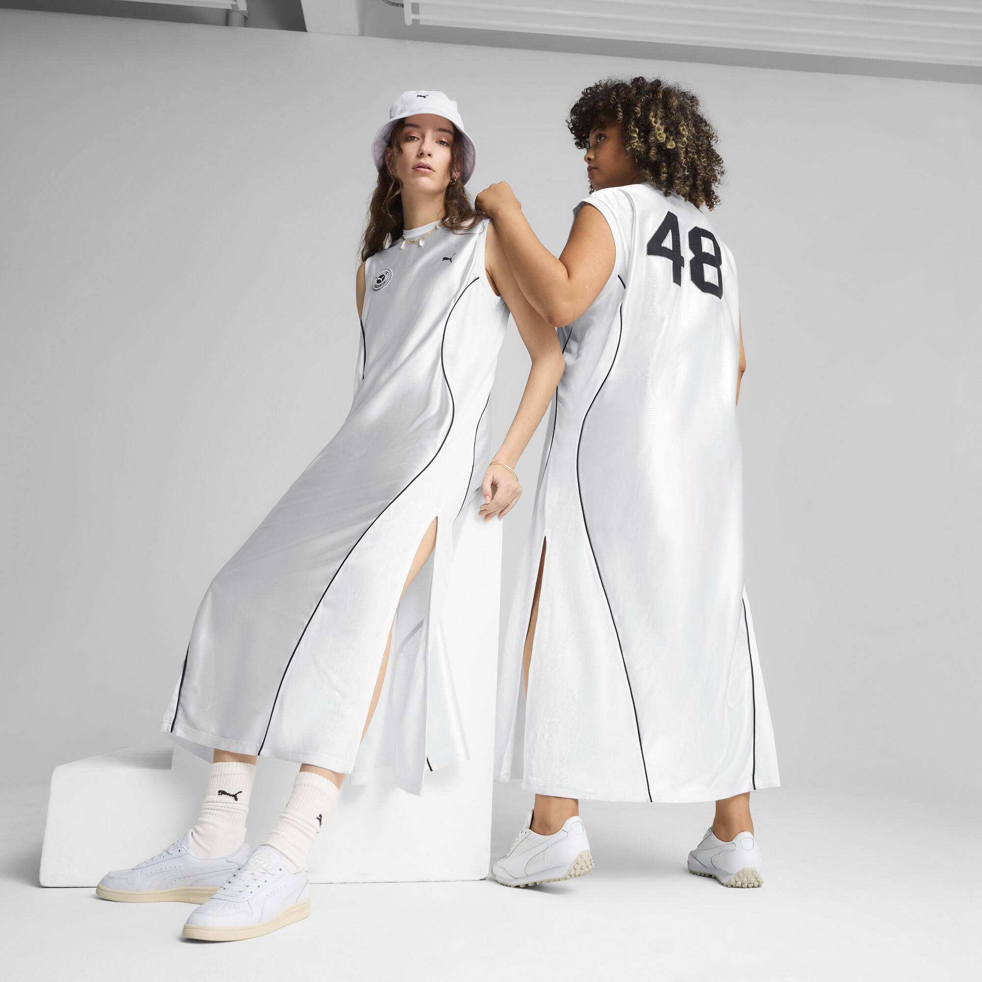 PUMA Jer-She Kleid Damen, Kleidung, Weiß, L