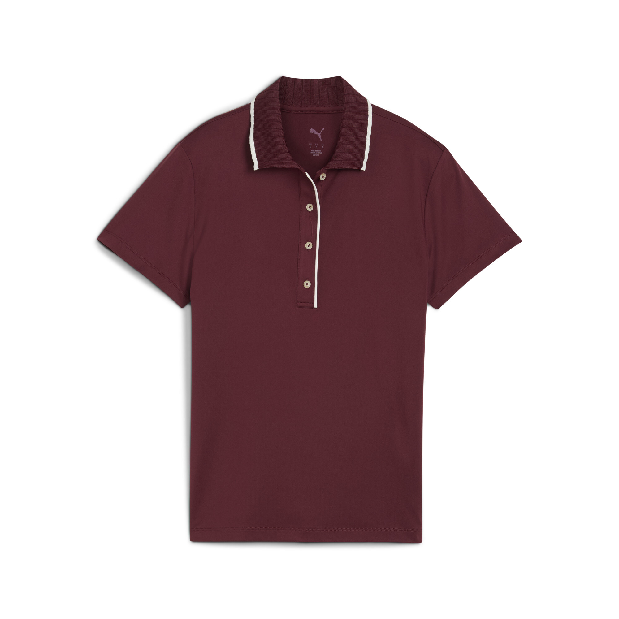 PUMA CLOUDSPUN Bridges Kurzärmeliges Golf-Polo Damen, Kleidung, Rot, XXL