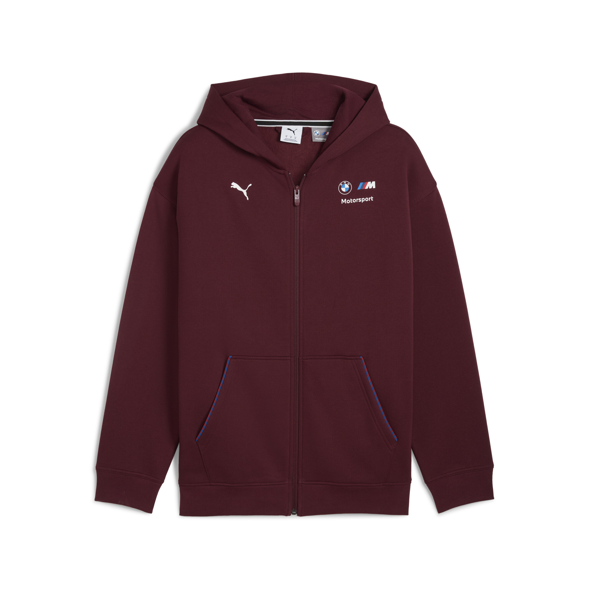 PUMA BMW M Motorsport Essentials Kapuzenjacke Herren, Accessoires, Rot, L