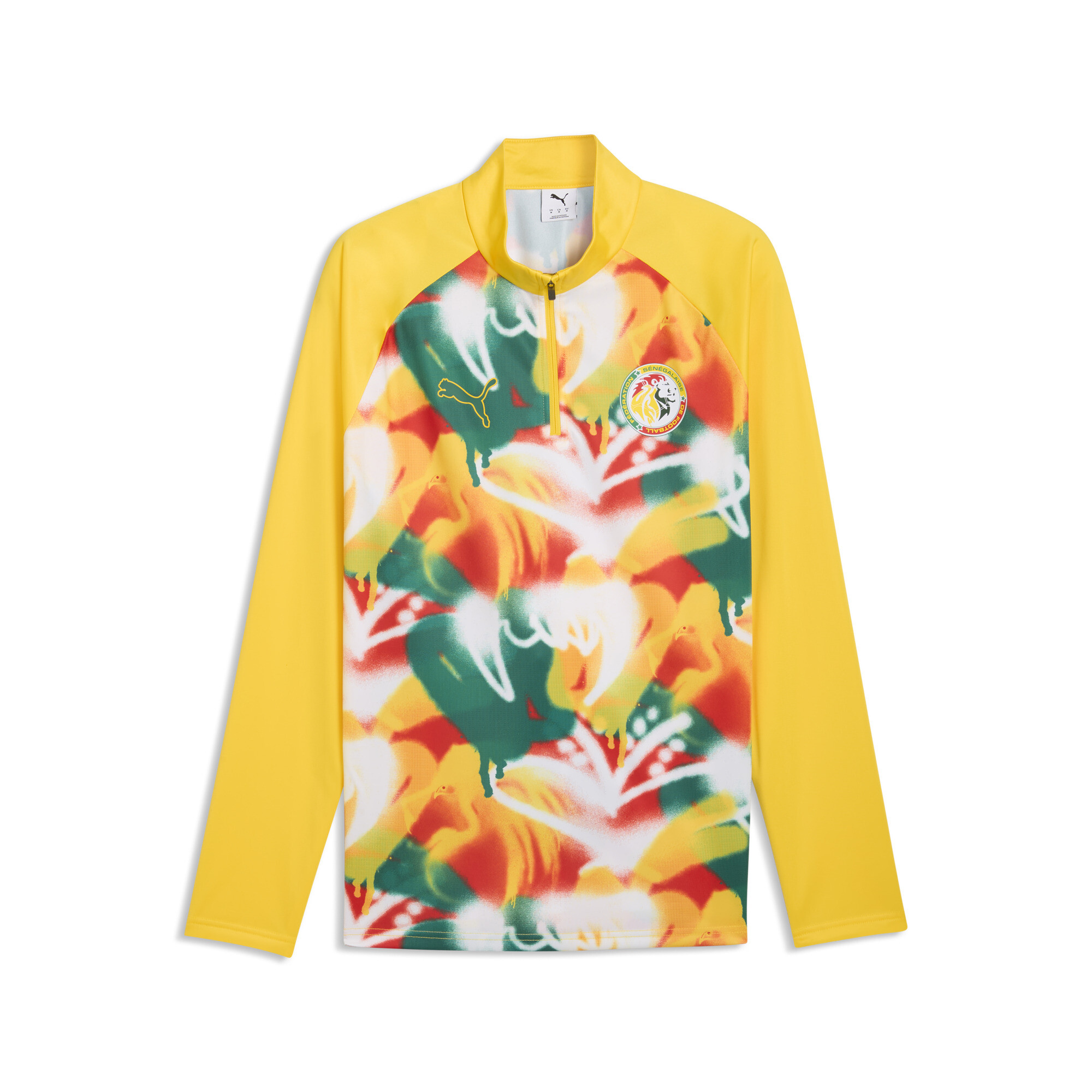 PUMA Senegal Slim Fit Aufwärmoberteil Herren, Accessoires, Gelb, XL