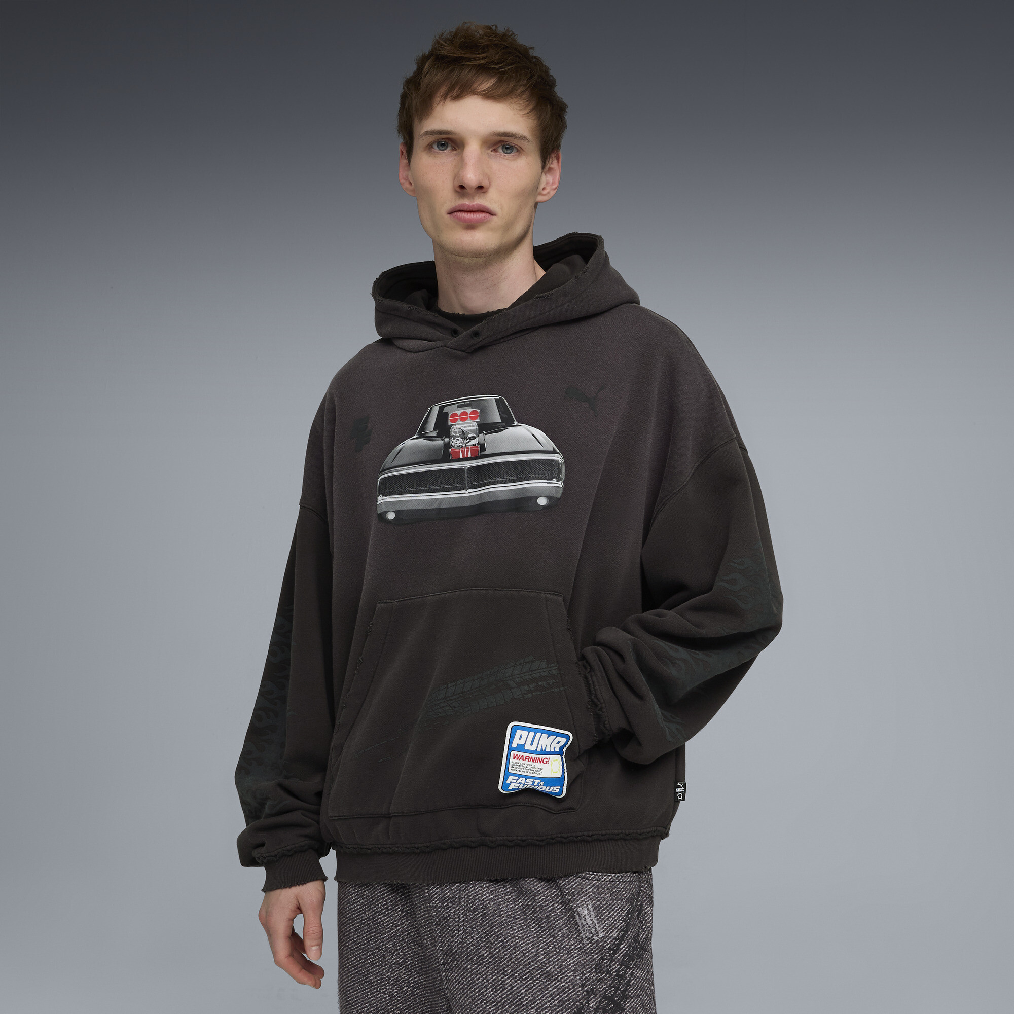 PUMA x FAST & FURIOUS Hoodie Herren, Kleidung, Schwarz, M