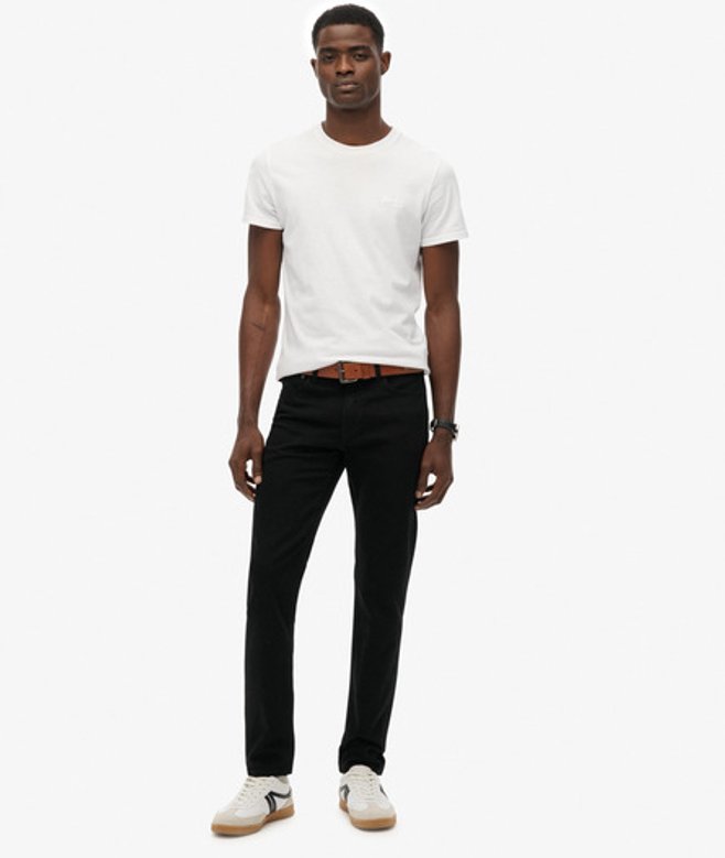 Superdry Herren Organic Cotton Vintage Slim Jeans Black - Größe: 32/32