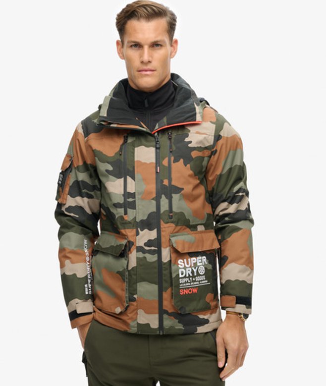 Superdry Herren Ski Ultimate Rescue Jacke Grün - Größe: L