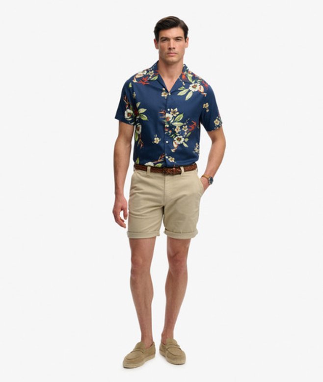 Superdry Herren Utility Chinoshorts Beige - Größe: 30