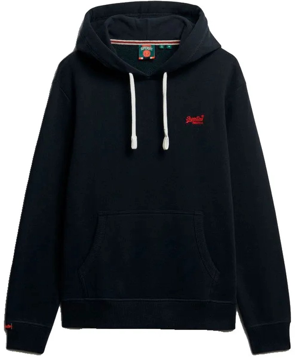 Superdry Herren Essential Logo Classic Hoodie Navy - Größe: Xxl