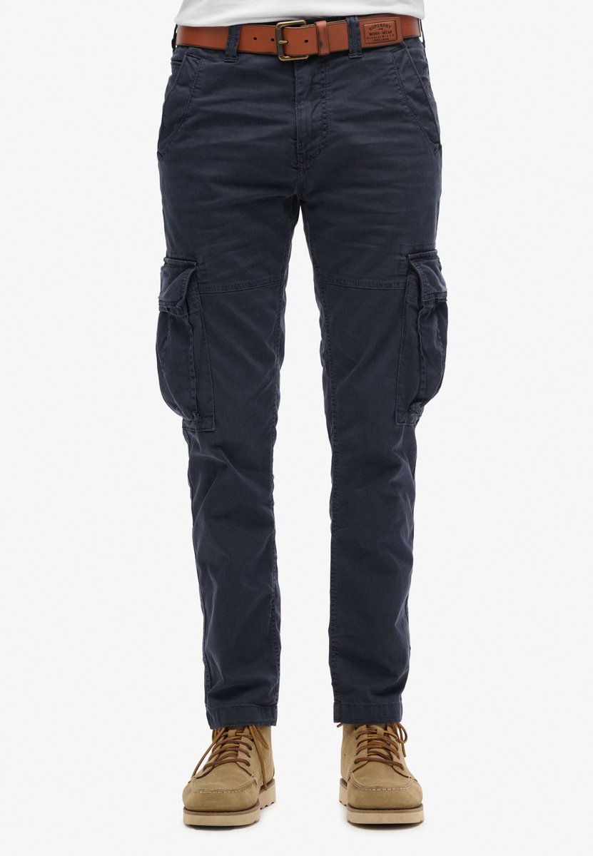 Superdry Herren Marineblau Core Cargohosen, Größe: 30/32