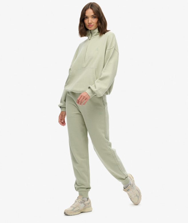 Superdry Damen Studios Jogginghose mit Bündchen Green - Größe: 44