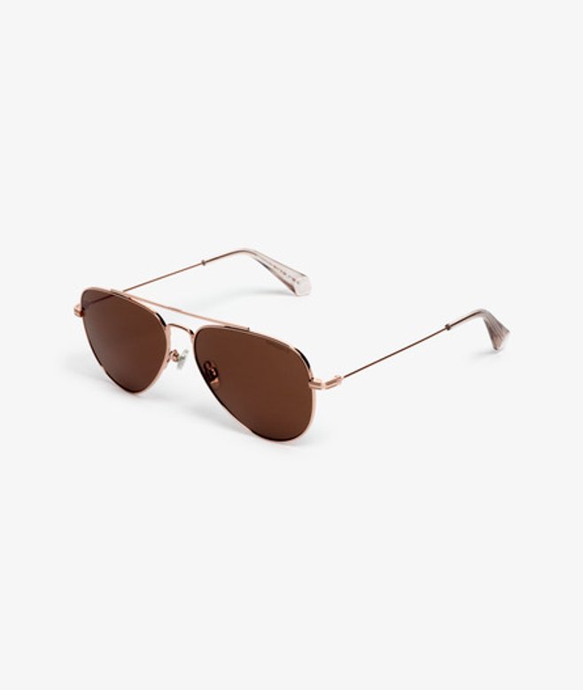 Superdry Damen Klassische Aviator Sonnenbrille Gold - Größe: 1Größe