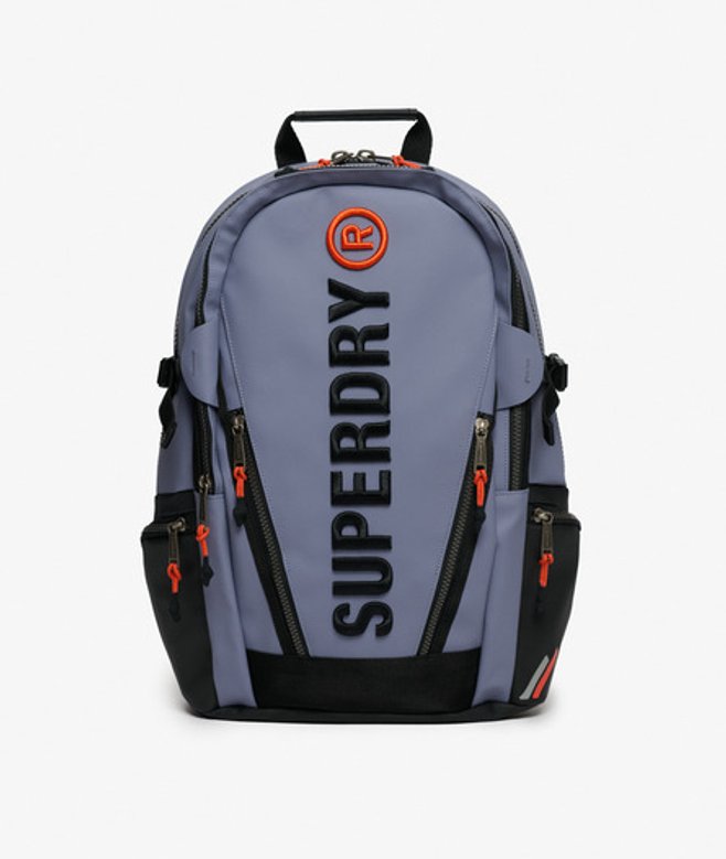 Superdry Damen Tarp Rucksack mit Stickerei Blue - Größe: 1Größe