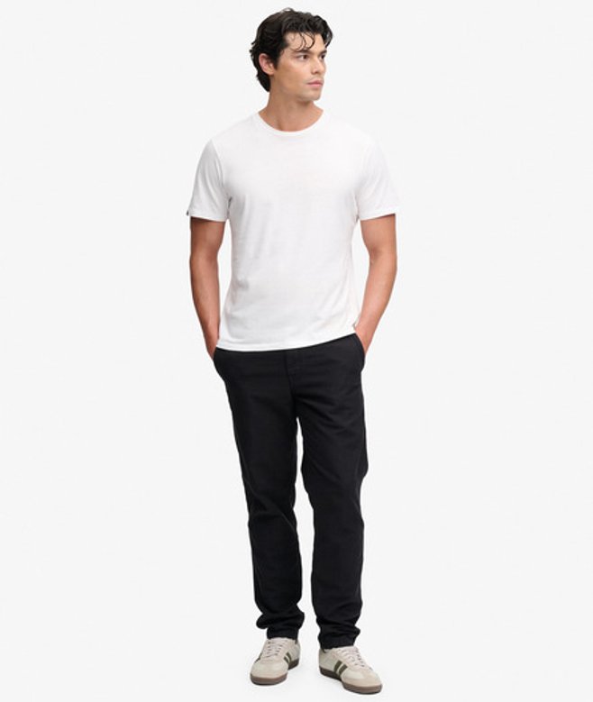 Superdry Damen Heritage Poloshirt mit Schmaler Passform Navy - Größe: 42