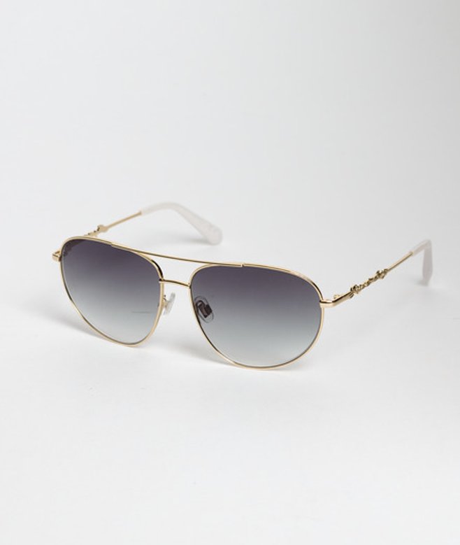 Superdry Damen Pilotensonnenbrille mit Farbverlaufsgläsern Gold - Größe: 1Größe