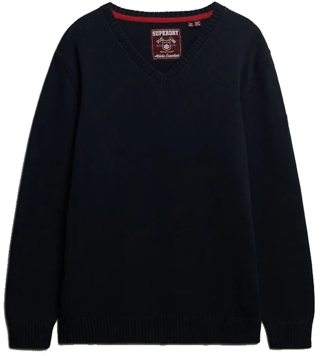 Superdry Damen OverGrößed Pullover mit V-ausschnitt Navy - Größe: 38