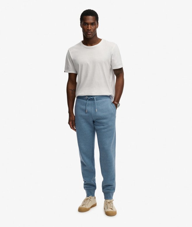 Superdry Herren Vintage Logo Jogginghose mit Stickerei Light Blue - Größe: XL