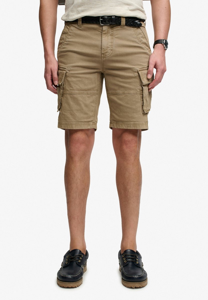 Superdry Herren Utility Chino Shorts Brown - Größe: 32