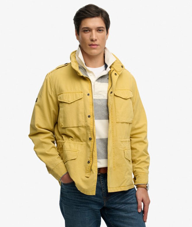 Superdry Herren Cotton M65 Jacke X None - Größe: L