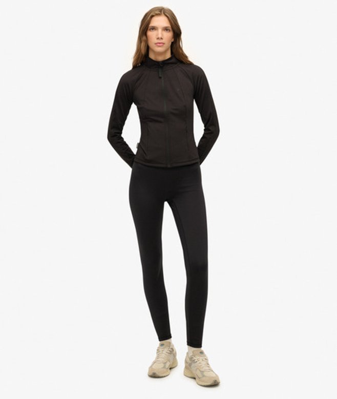 Superdry Damen Studios Leggings Black - Größe: 44