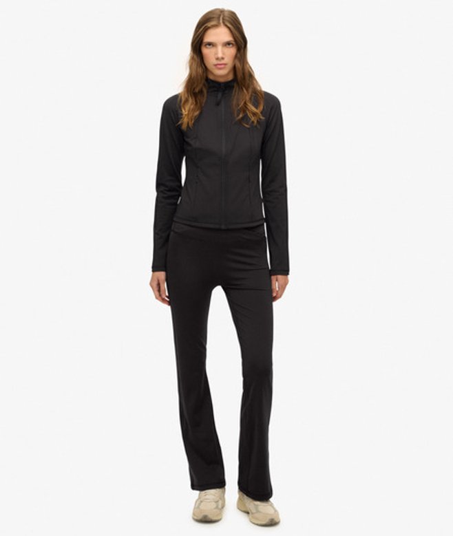 Superdry Damen Studios Flare-leggings Black - Größe: 34