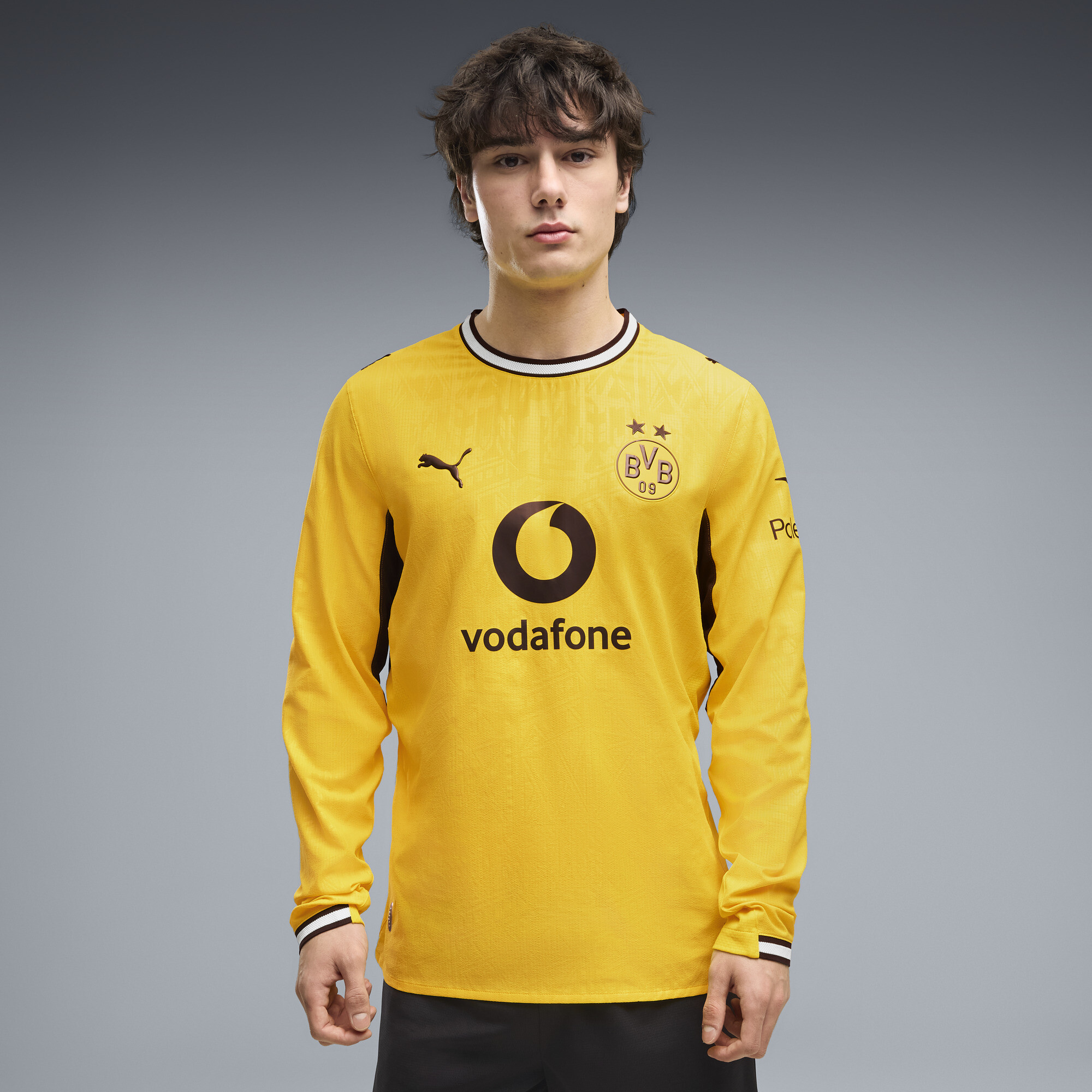 PUMA Borussia Dortmund 26/27 Authentic Langarm-Heimtrikot Herren, Kleidung, Gelb, M