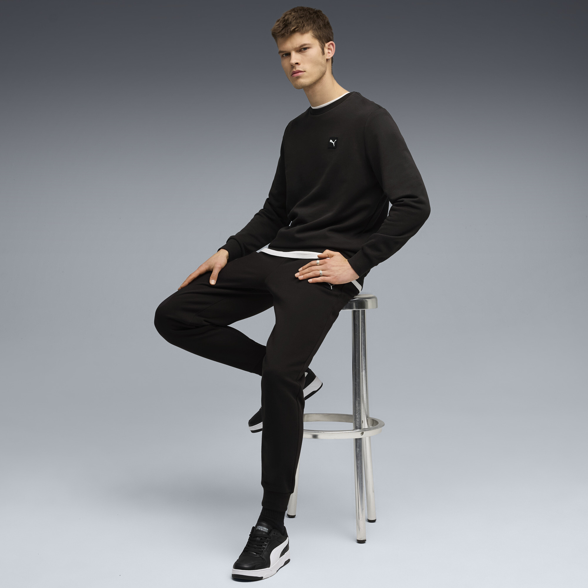 PUMA Essentials Elevated Jogginganzug Herren, Kleidung, Schwarz, XL