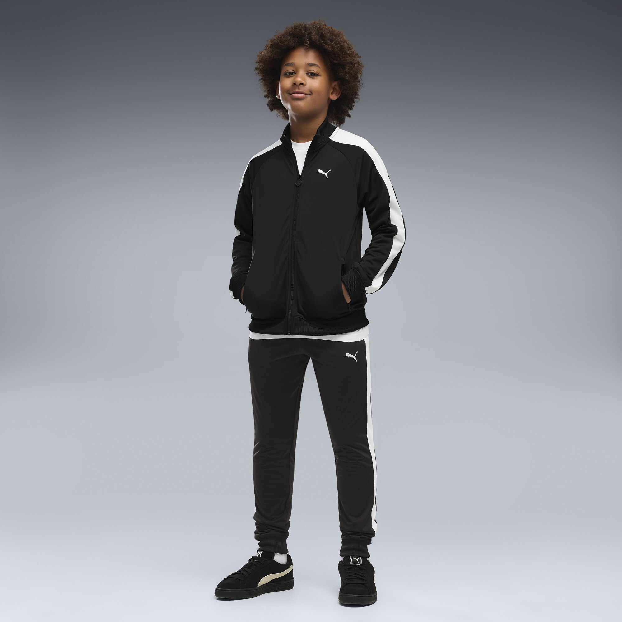 PUMA T7 ALWAYS ON Trainingshose Teenager, Kleidung, Schwarz, 7-8Y