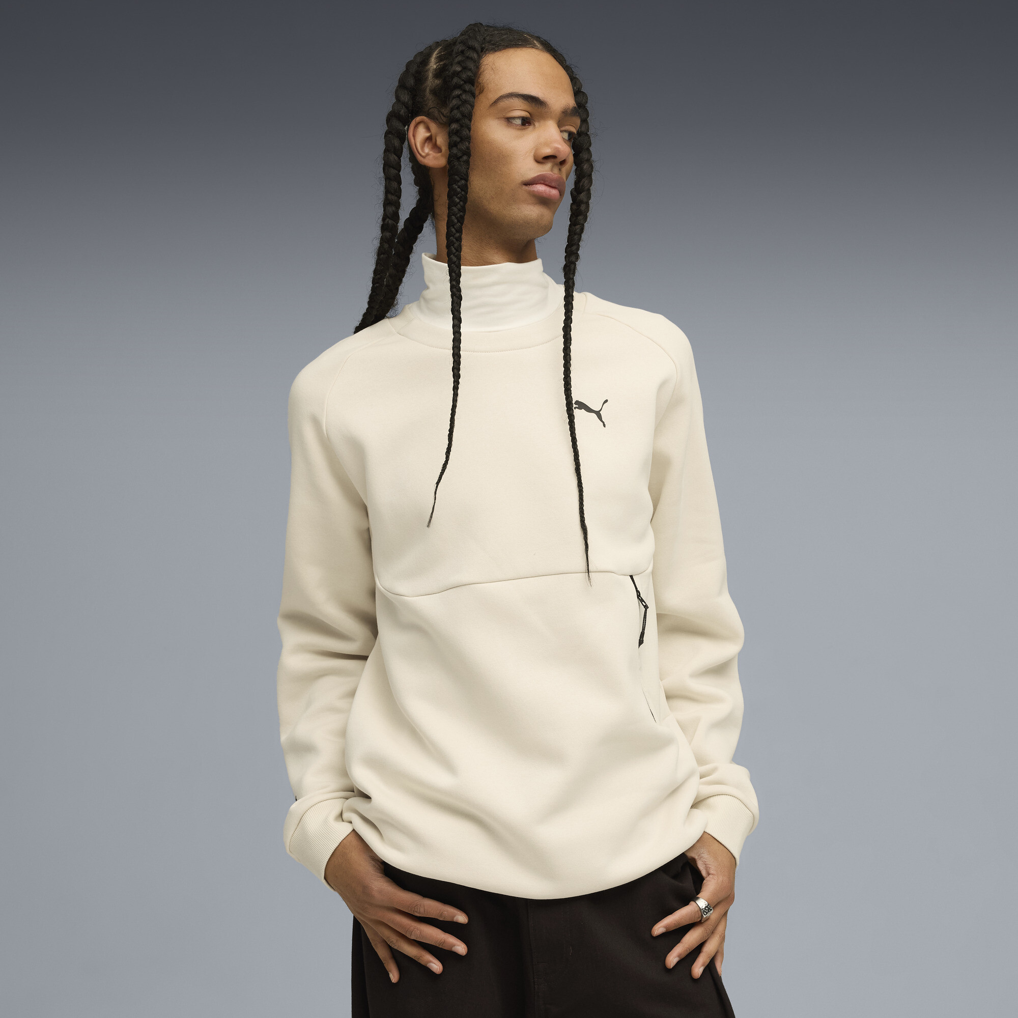 PUMATECH Relaxed Sweatshirt Herren, Kleidung, Weiß, XXL