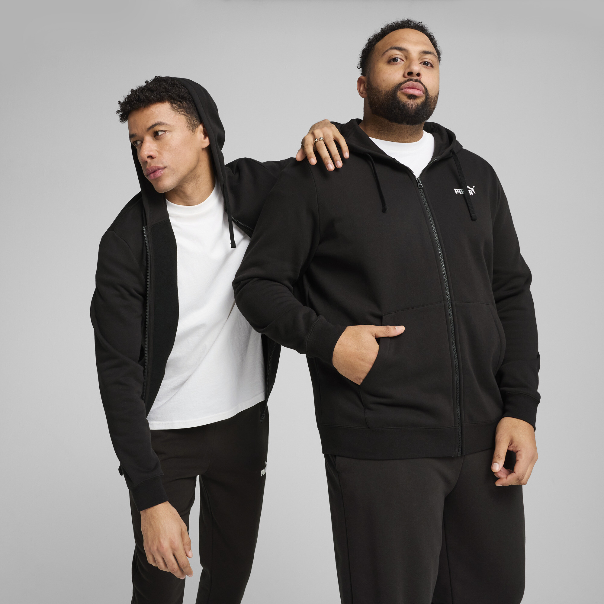 PUMA Essentials No. 1 Logo Kapuzenjacke Herren, Kleidung, Schwarz, XS