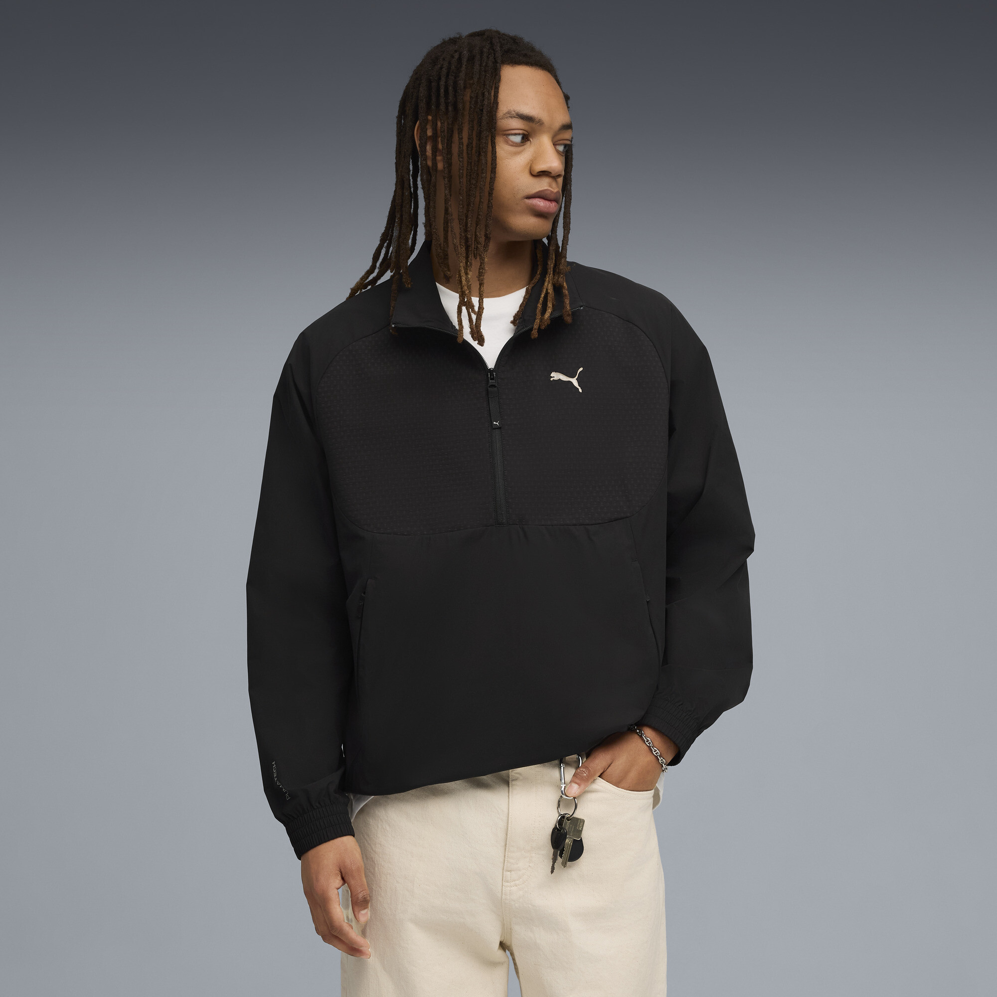 PUMATECH Relaxed Sweatshirt Herren, Kleidung, Schwarz, M