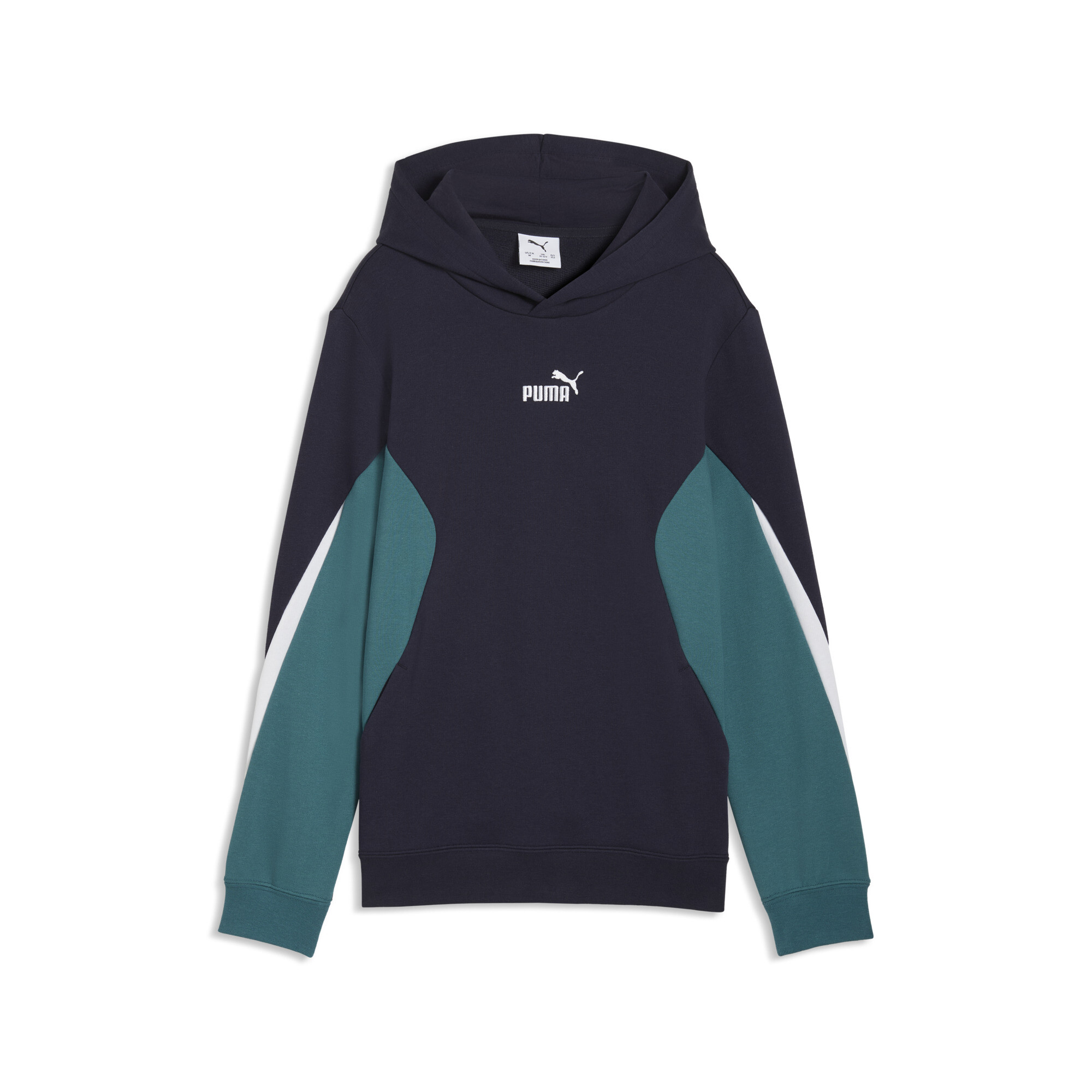 PUMA Essentials Block Hoodie Teenager, Accessoires, Blau, 7-8Y