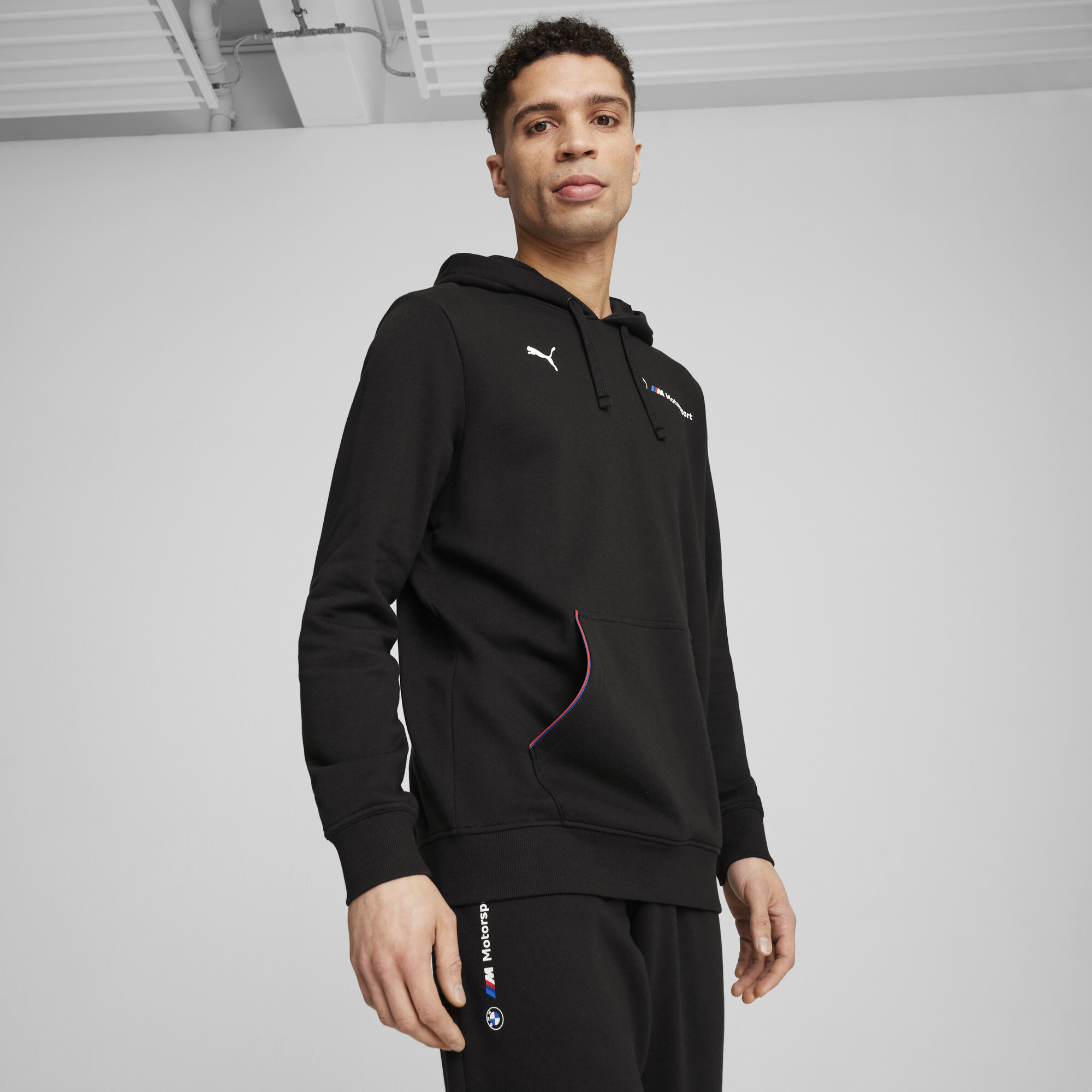 PUMA BMW M Motorsport ESS+ Hoodie Herren, Kleidung, Schwarz, M