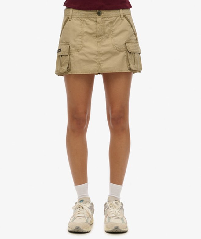 Superdry Damen Utility Parachute Rock Braun - Größe: 36