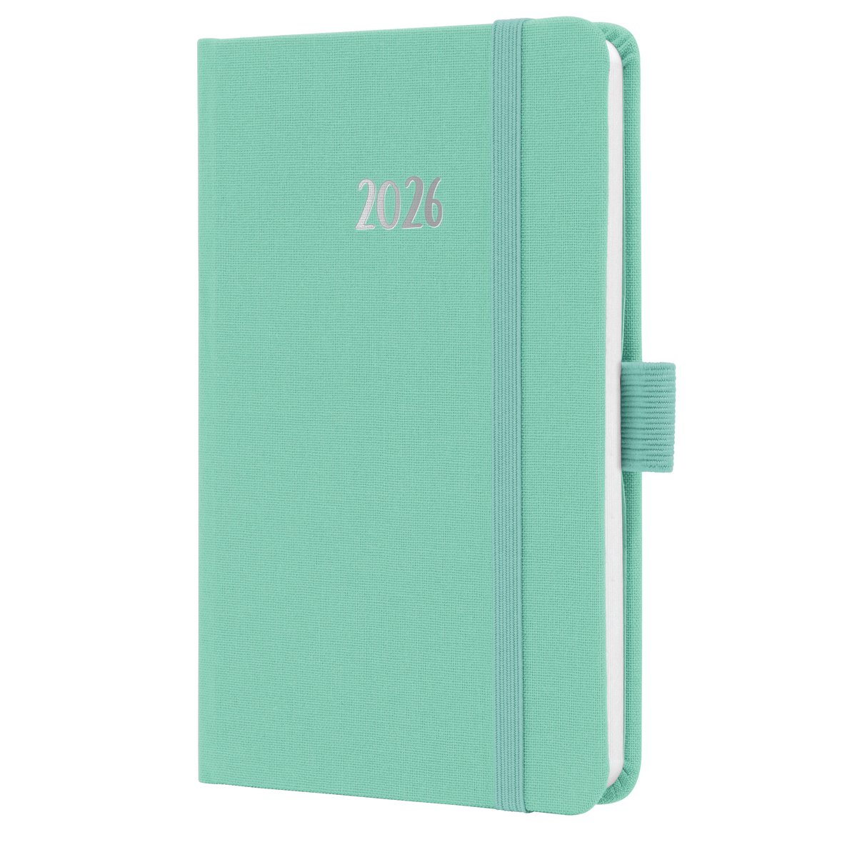 2 x Sigel Wochenkalender Jolie ca. A6 Hardcover mighty mint 2026