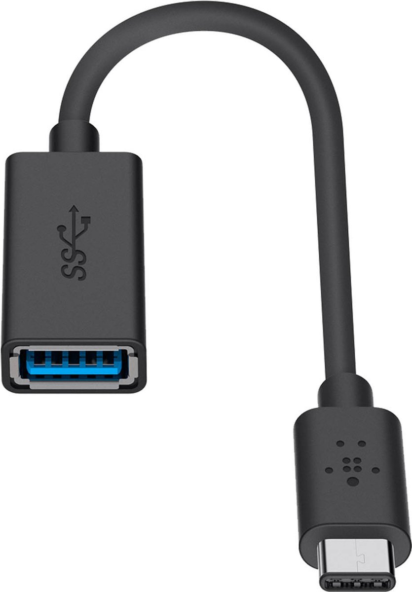 Belkin Belkin USB 3.0 Adapter, USB-C auf USB-A Buchse, Schwarz