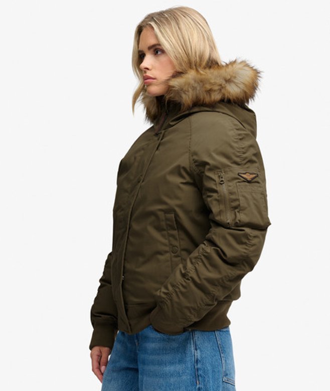 Superdry Damen Bedrucktes Maxi-trägerkleid Navy - Größe: 42