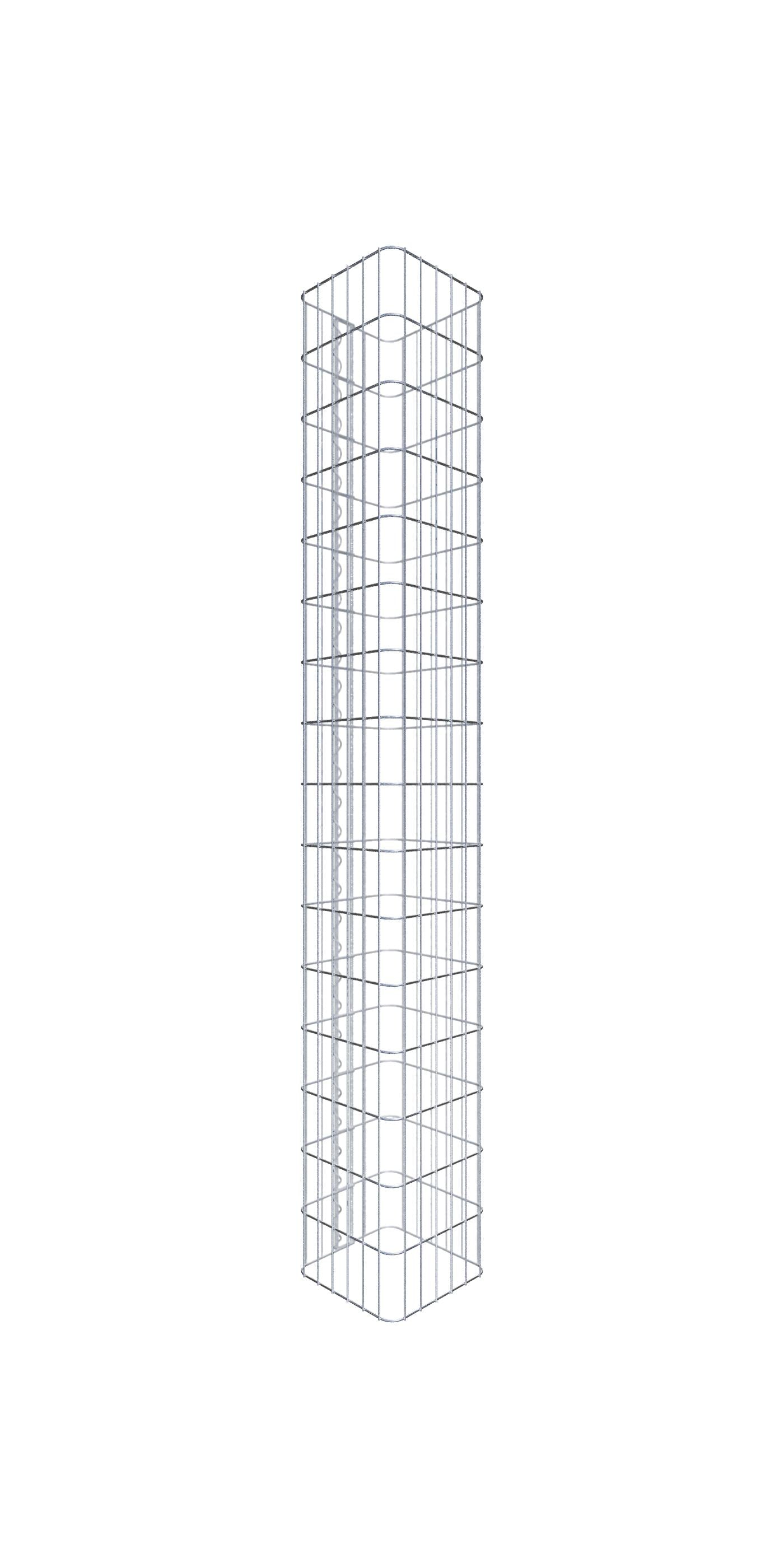 Colonna di gabbioni 32 x 32 cm, MW 5 x 10 cm quadrati