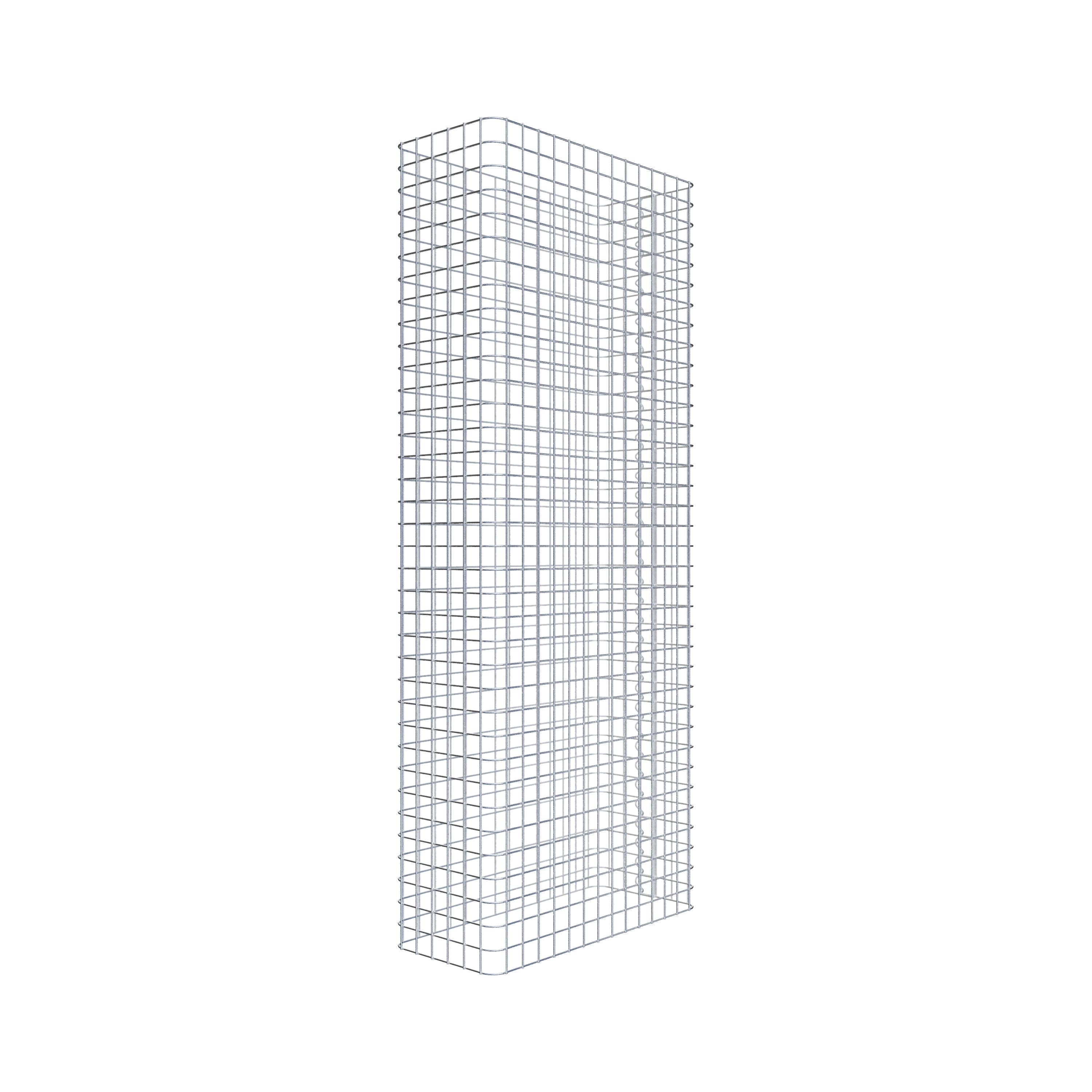 Recinzione in gabbioni lunghezza 72 cm, altezza 180 cm, profondità 32 cm, maglia 5 x 5 cm