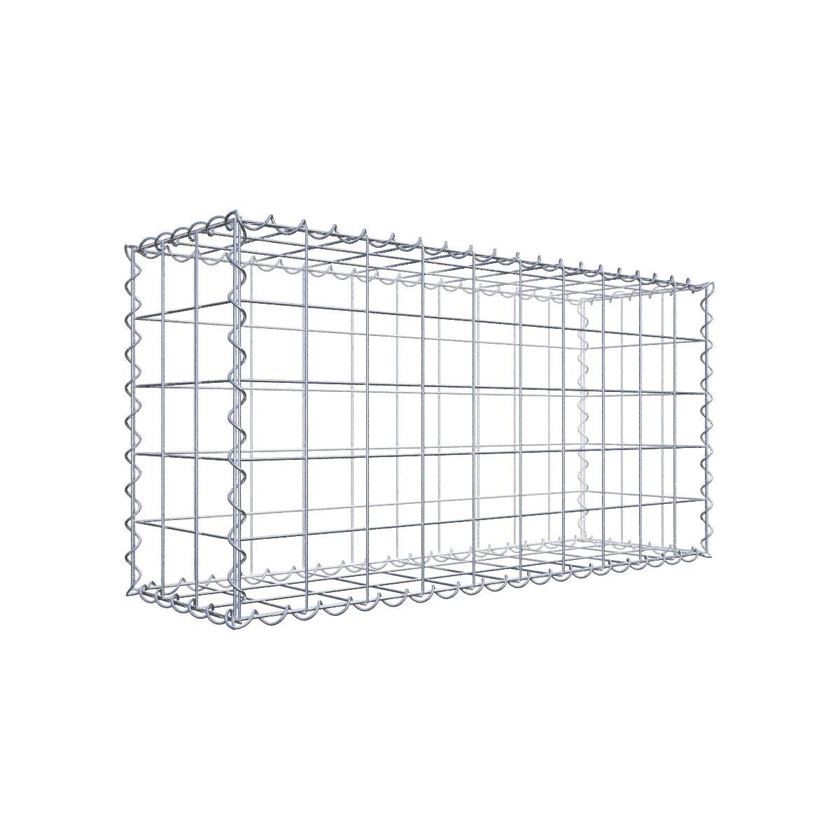 Set di 2 gabbioni 100 cm x 50 cm x 30 cm (L x A x P), maglia 10 x 10 cm, spirale