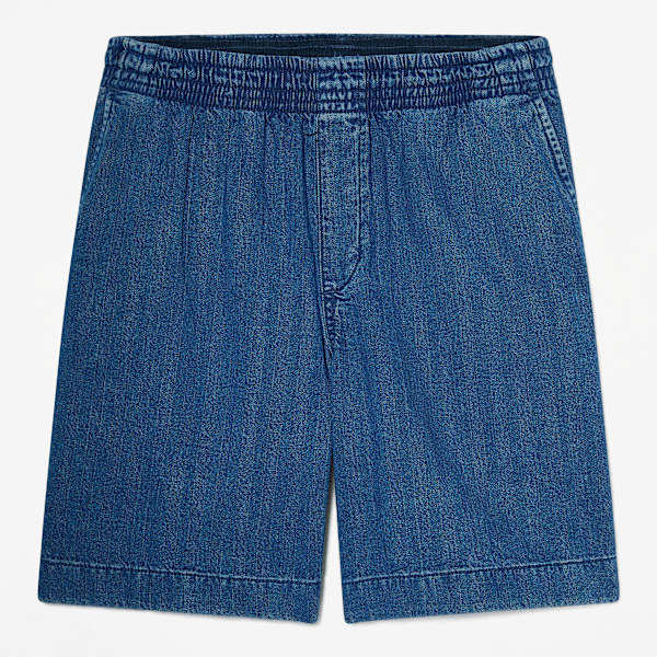 Timberland - Shorts in Denim a Spina di Pesce da Uomo in blu scuro, Uomo, blu, Taglia: S