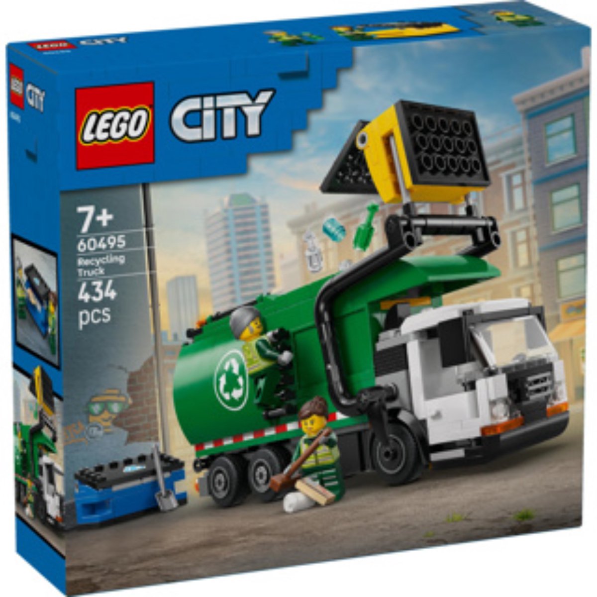 Camion riciclaggio rifiuti