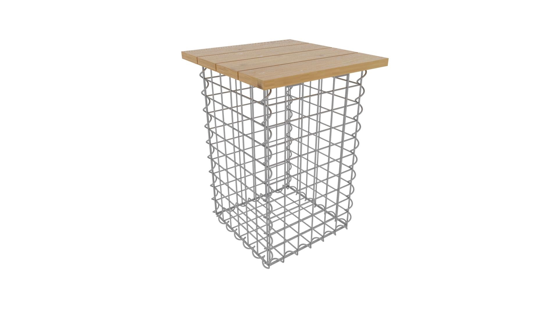 Sgabello a spirale MW 5 x 5 TEAK