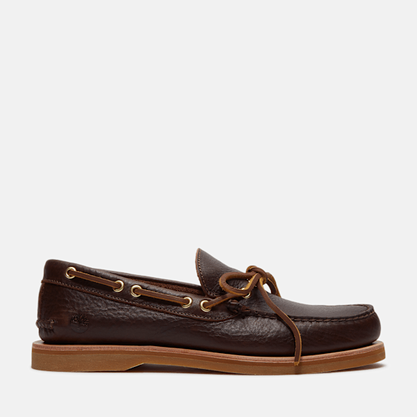 Timberland - Scarpa da Barca Crafted da Uomo in marrone scuro, Uomo, marrone, Taglia: 41