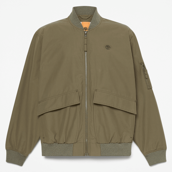 Timberland - Bomber Utility con Trattamento Idrorepellente a Lunga Durata da Uomo in verde, Uomo, verde, Taglia: S