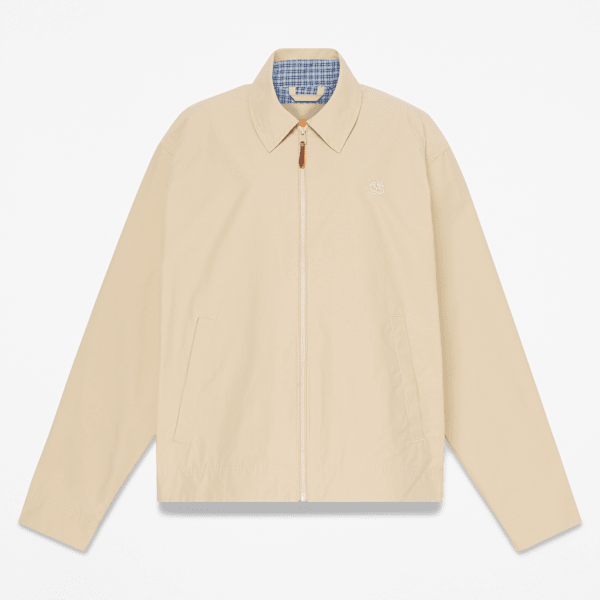 Timberland - Bomber Stratham in Cotone con Trattamento Idrorepellente a Lunga Durata da Uomo in beige, Uomo, beige, Taglia: L